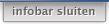 Infobar sluiten